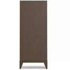 Bibliothèque Pearson en BOIS MASSIF de 168 cm x 61 cm, style Mid-Century, 5 étagères