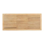 MAYEERTY 82.7 Table à manger extensible traditionnelle vintage, rallonge amovible de 23.6, finition naturelle