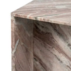 Table d'appoint chic, guéridon ou petite table de chevet pour la décoration intérieure - Table d'appoint carrée en marbre parfaite pour la décoration de la chambre ou du salon