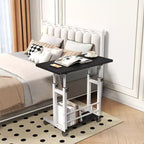 Petit bureau debout réglable en hauteur, bureau mobile pour ordinateur portable, table d'ordinateur portable pour le bureau à domicile et le tapis de marche