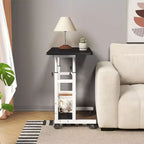 Petit bureau debout réglable en hauteur, bureau mobile pour ordinateur portable, table d'ordinateur portable pour le bureau à domicile et le tapis de marche