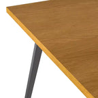 Table à manger carrée moderne et industrielle Mitchell 137 cm x 137 cm