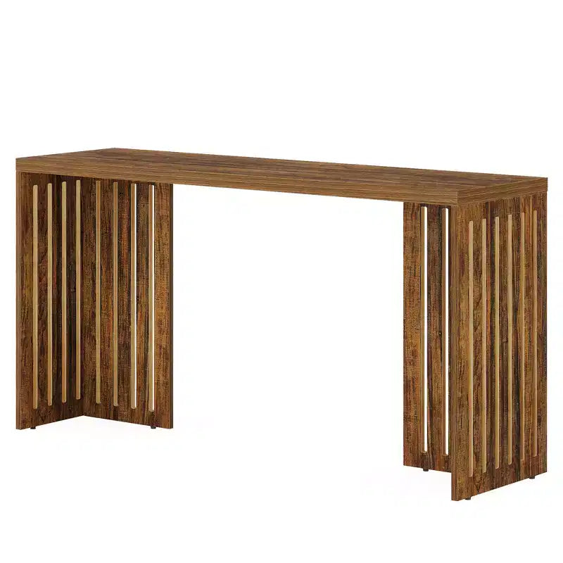 MAYEERTY 63 Table de Bar Rectangulaire, Table Haute de Cuisine Uniquement la Table