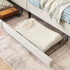 Lit de repos Bellemave avec 2 tiroirs de rangement sous le lit, canapé-lit réglable en velours pour salon et chambre à coucher