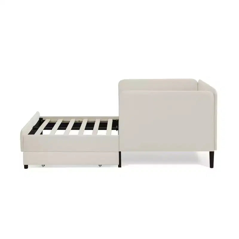 Lit de repos Bellemave avec 2 tiroirs de rangement sous le lit, canapé-lit réglable en velours pour salon et chambre à coucher
