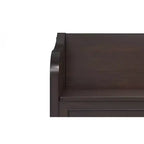 Banc de rangement pour petite entrée Connaught