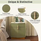 Christopher Knight Home Orrun Table de chevet de rangement moderne bombée avec 2 tiroirs