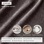 Canapé d'angle modulable et lavable 5 places Anabei + Ottomane | Assise Memorix+ & Oreiller Contour