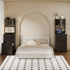 Coiffeuse compacte, Coiffeuse de maquillage avec miroir, Ensemble de coiffeuse, Petite coiffeuse et chaise de rangement pour filles