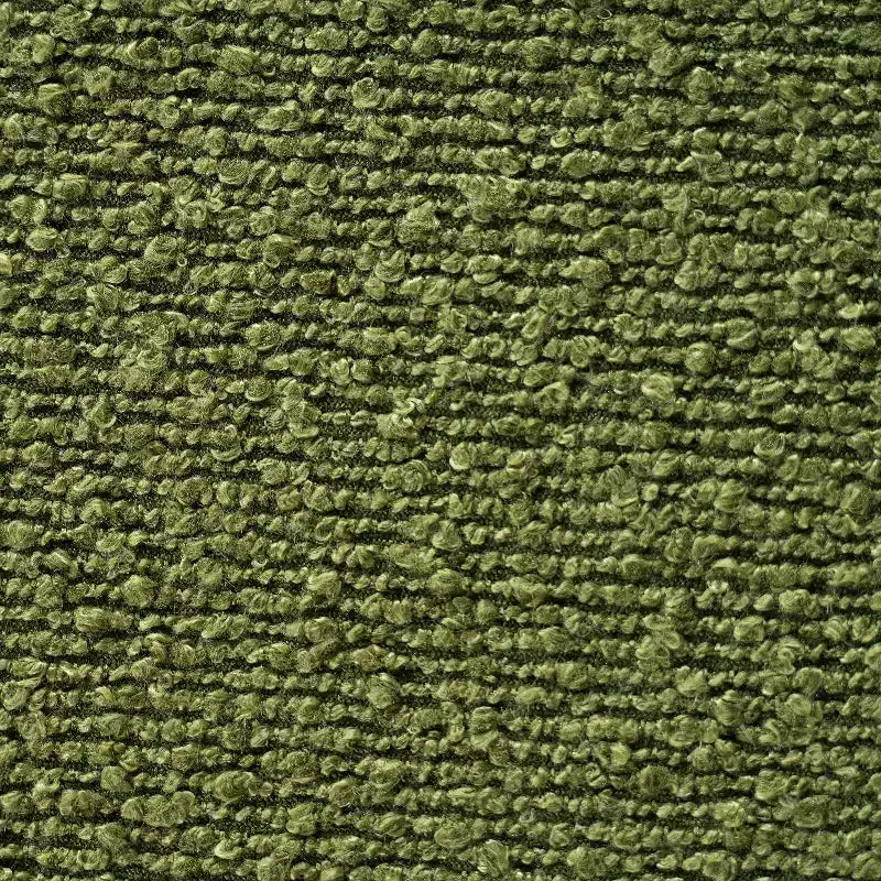 Christopher Knight Home Jyoti Pouf moderne en bois rembourré en bouclette de forme ovale