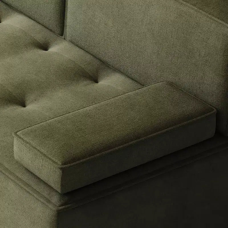 Canapé-lit multifonctionnel moderne en tissu Luck Live 79, convertible avec coussin en mousse de soutien pour appartement et studio