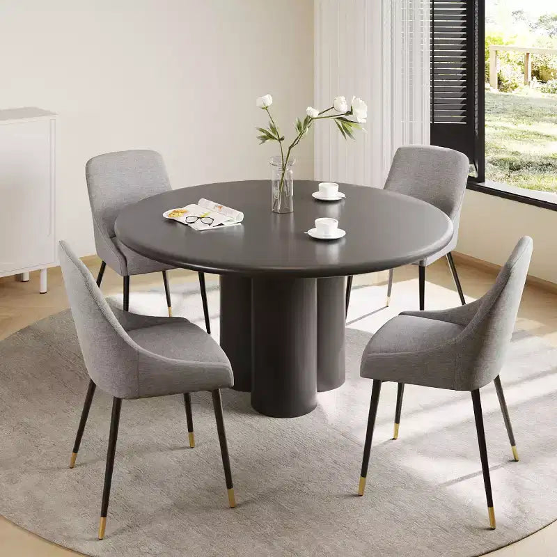 COLAMY Chaise de salle à manger moderne capitonnée Chaise d'appoint de cuisine avec pieds en métal pour la cuisine, la salle à manger ou le café