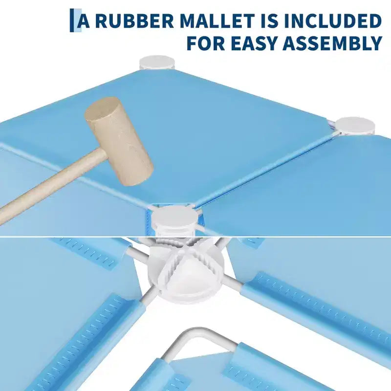 Lot de 12 Organiseurs de Rangement Modulaires, Unité d'Étagères Empilables en Plastique et Acier à 6 Cubes avec Kit de Sécurité Anti-Basculement, pour Placard, Chambre et Bureau Personnalisés