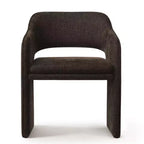 Chaises de salle à manger modernes 8 pièces, sièges de cuisine entièrement rembourrés en tissu, chaises de salle à manger avec accoudoir intégré et design des pieds - Panipeachy