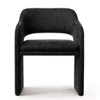 Chaises de salle à manger modernes 8 pièces, sièges de cuisine entièrement rembourrés en tissu, chaises de salle à manger avec accoudoir intégré et design des pieds - Panipeachy