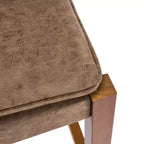 Tabourets de bar rembourrés en similicuir en bois d'hévéa contemporains Christopher Knight Home Audrey (Lot de 4)