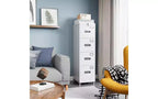 Armoire de rangement en acier robuste de 183 cm avec serrure - Étagères réglables, tringle de suspension, organisateur de rangement sécurisé pour la maison, le bureau, la chambre, le sous-sol