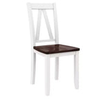 Ensemble de salle à manger Whisen 6 pièces en bois pour 6 personnes, table à manger rectangulaire et 4 chaises d'appoint, long banc