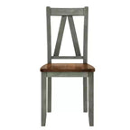 Ensemble de salle à manger Whisen 6 pièces en bois pour 6 personnes, table à manger rectangulaire et 4 chaises d'appoint, long banc