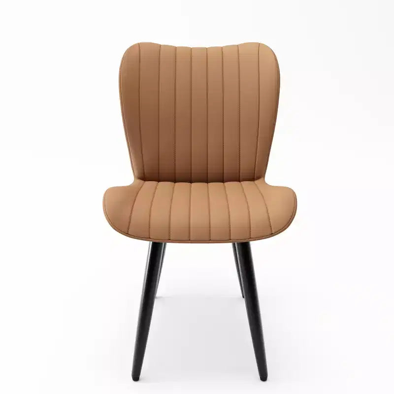 Chaises de salle à manger GDFStudio Atherton rembourrées en similicuir (lot de 4)