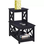HomeStock Table d'appoint rectangulaire en bois 1 pièce