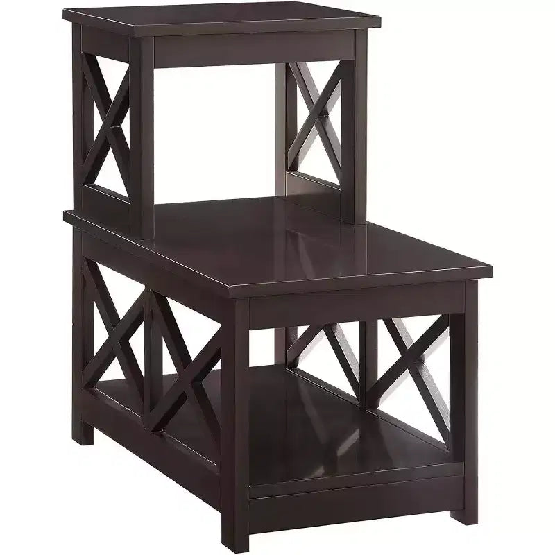 HomeStock Table d'appoint rectangulaire en bois 1 pièce