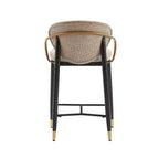 Christopher Knight Home Anan Tabourets de comptoir rembourrés en métal moderne (lot de 2)