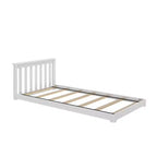 Lit jumeau classique au sol + tête de lit flottante pour lits superposés, jumeau 945 x 535 mm (lot de 2)