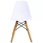 Costway Ensemble Table et 2 Chaises Enfants, Construction Solide, Table à Manger Enfant Style Mid-Century