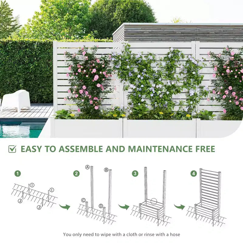 MAYEERTY 67x28x15 pouces Meuble de Rangement sur Pied en Grain de Bois Blanc avec 4 Portes en Bois Massif pour Salon
