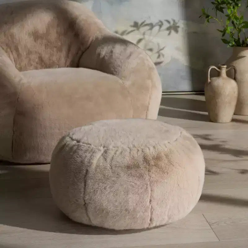 Pouf Rond Gracelina - SFV2011 - Safavieh Couture