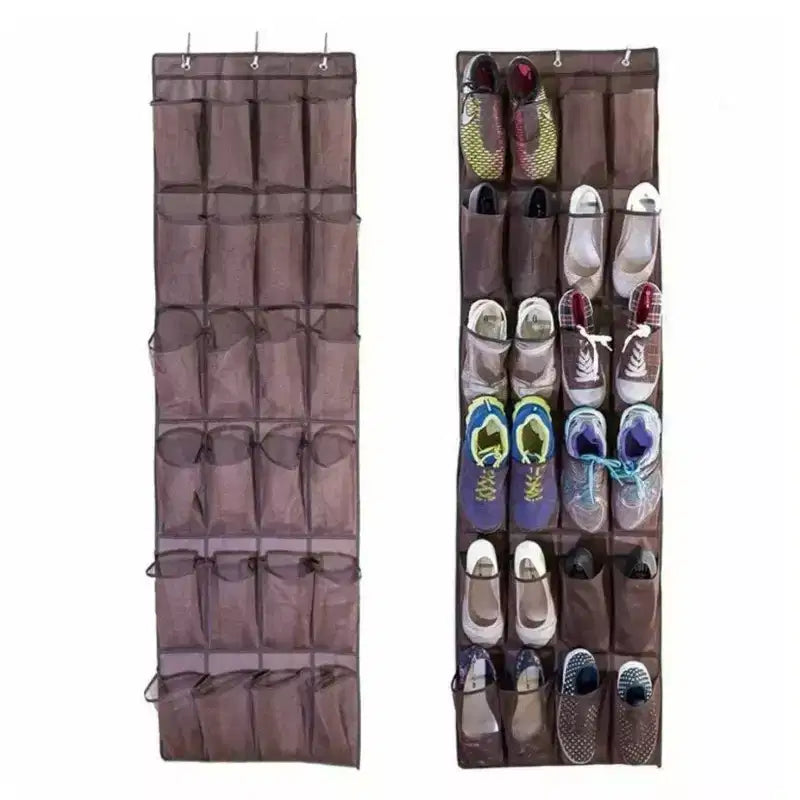 Organisateur de chaussures 24 poches à suspendre derrière une porte Collection Maison