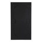 Miroir moderne pleine longueur avec cadre imprimé vache - Miroir mural décoratif pour salle de bain, chambre à coucher, salon ou couloir - 23, marron et blanc