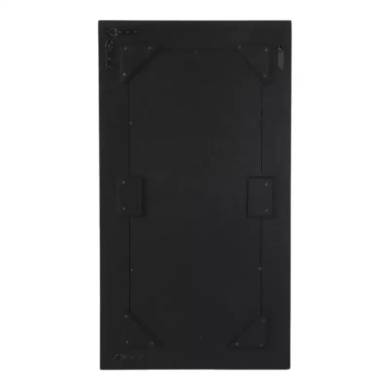 Miroir moderne pleine longueur avec cadre imprimé vache - Miroir mural décoratif pour salle de bain, chambre à coucher, salon ou couloir - 23, marron et blanc
