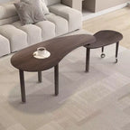 Ora Maison Modern Coffee Table  Cocktail Table with Solid Wood Legs & Sliding Extension for Living Room