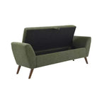 Banc de rangement capitonné GDFStudio Rupert Modern de 152 cm avec compartiment caché