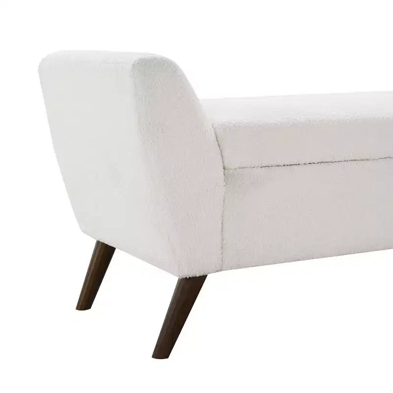 Banc de rangement capitonné GDFStudio Rupert Modern de 152 cm avec compartiment caché