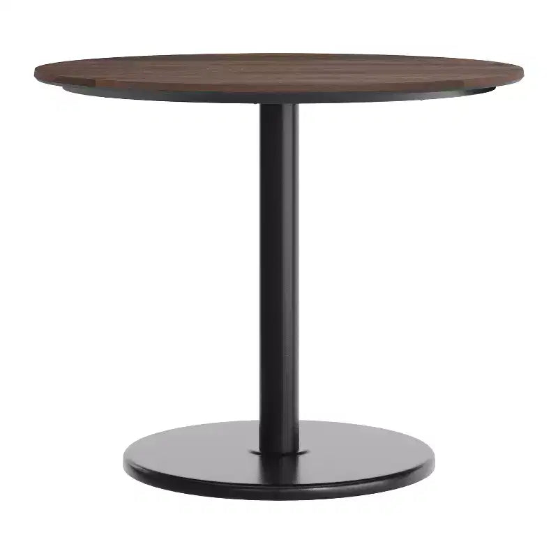 Plateau de table Flash Furniture Acadia avec technologie HPL TopGuard et base de hauteur de table