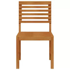 vidaXL Salon de jardin en acacia massif et polyester Naturel