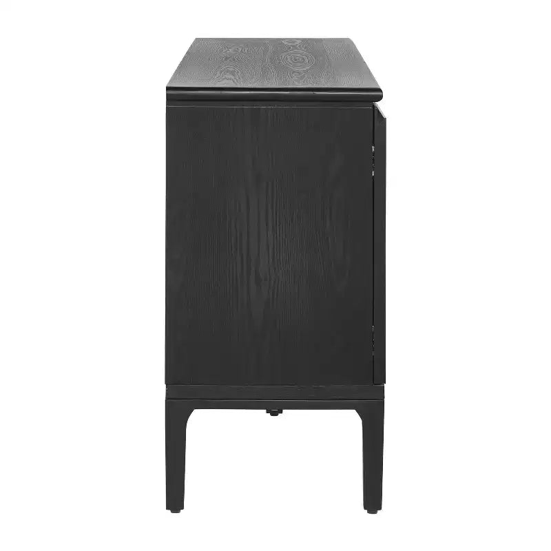 Christopher Knight Home Andy buffet moderne à 4 portes de 150 cm avec pieds en bois d'hévéa