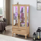 MAYEERTY Meuble de salle de bain en MDF étanche avec découpe pour lavabo et 2 tiroirs à fermeture douce