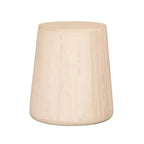 Table d'appoint ronde HomeRoots 18 en bois massif naturel