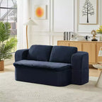 Canapé-lit convertible, futon pliable avec 2 coussins de dossier pour salon, aucun assemblage requis - ModernLuxe