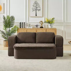 Canapé-lit convertible, futon pliable avec 2 coussins de dossier pour salon, aucun assemblage requis - ModernLuxe