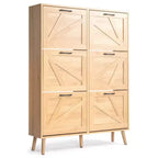 Meuble à chaussures Karl Home en bois à 6 tiroirs basculants