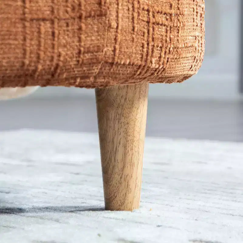 Banc rembourré, bout de lit rembourré en chenille, chaise longue, banc d'entrée minimaliste, repose-pieds avec coussin moelleux et oreiller - ModernLuxe