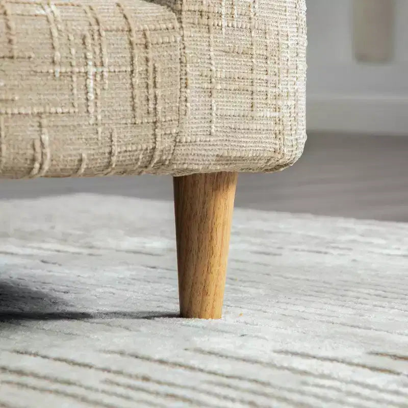 Banc rembourré, bout de lit rembourré en chenille, chaise longue, banc d'entrée minimaliste, repose-pieds avec coussin moelleux et oreiller - ModernLuxe