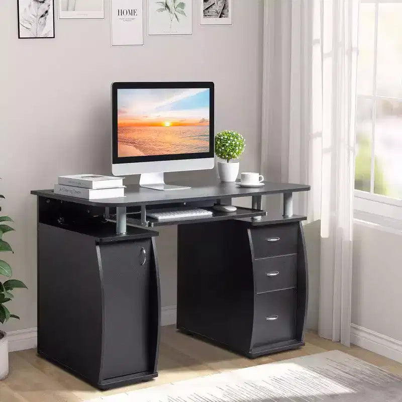 Karlhome Bureau informatique 45 pouces avec 3 tiroirs