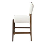 Tabourets de bar rembourrés GDFStudio Dallas Modern en bois d'hévéa (lot de 2)