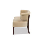 Banc causeuse capitonné avec accoudoirs Jared Jennifer Taylor Home